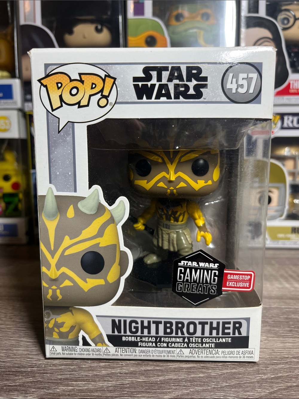 Funko Pop! Star Wars Nighbrother Yellow and Black Vinyl Figure